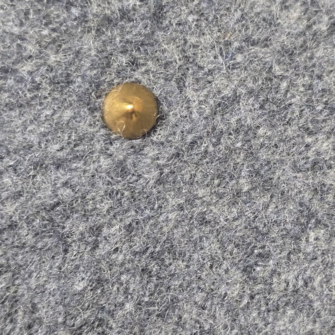 Gucci グッチ スタッズ付きベレー帽 グレー Lサイズ