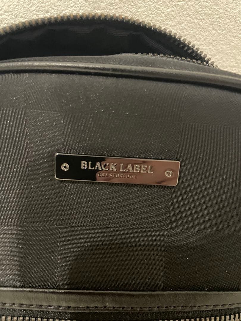 BLACK LABEL グレー チェック柄 バッグ