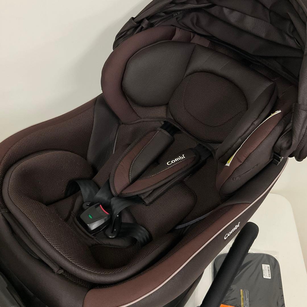 綺麗！コンビ チャイルドシート クルムーヴ スマート エッグショック ブラウン