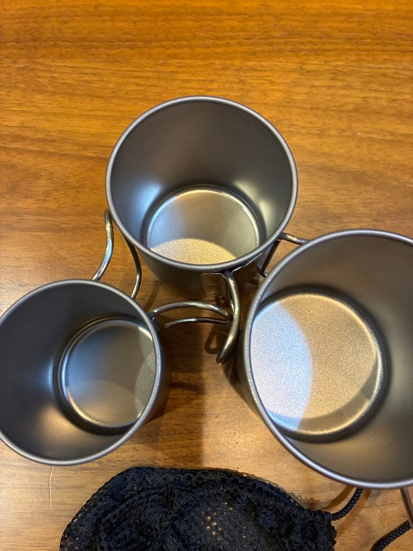  peak チタンマグカップセット 3個
