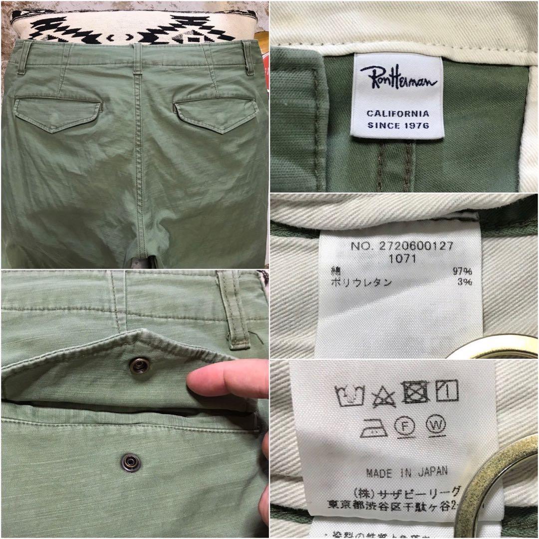 ［ほぼ未使用／完売モデル］《★ ロンハーマン ★》ストレッチスキニーワークパンツ