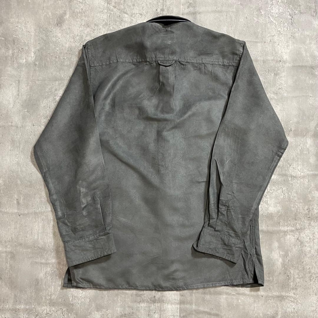 【5点セット】 アルマーニ セットアップ ピンズ ネクタイシャツ グレー XL