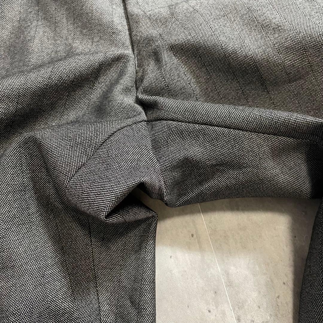 【5点セット】 アルマーニ セットアップ ピンズ ネクタイシャツ グレー XL