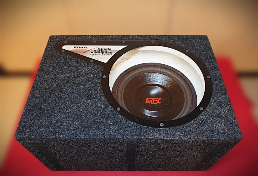 お値下げ【美品】MTX ROAD THUNDER30㎝級 極低音ウーハー＆BOX