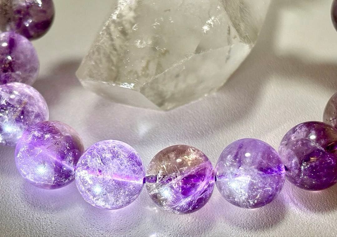 最高品質　偉大なる地球の宝物　虹煌めく幻のオーラアメトリンセイクリッドセブン