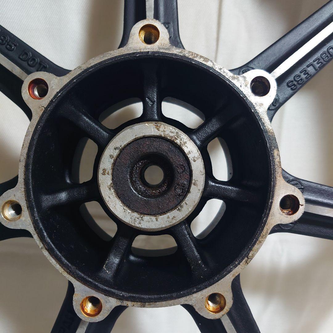 当時物 カワサキ 純正 フロント ホイール 19インチ 1.85 ブレ無し