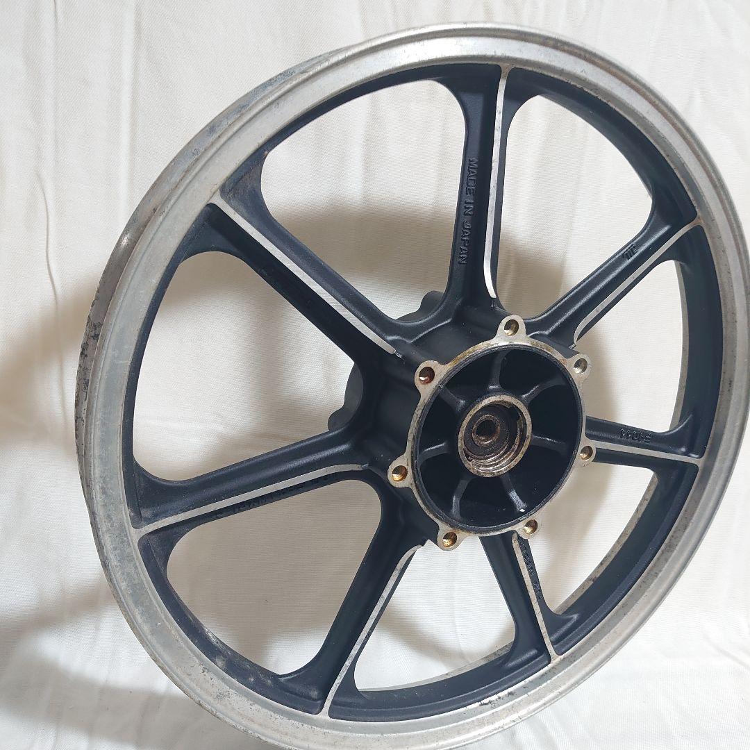 当時物 カワサキ 純正 フロント ホイール 19インチ 1.85 ブレ無し