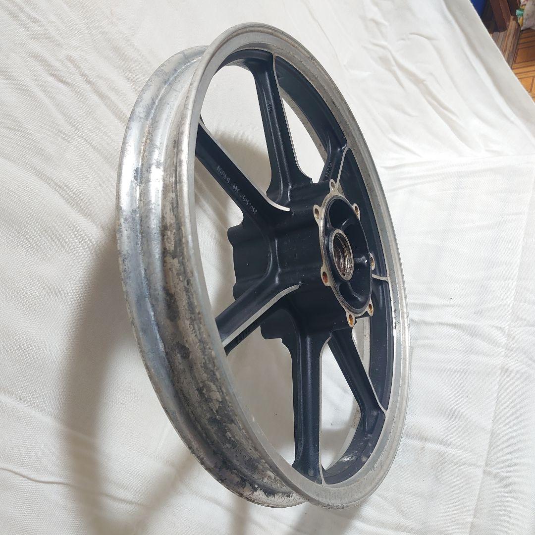当時物 カワサキ 純正 フロント ホイール 19インチ 1.85 ブレ無し