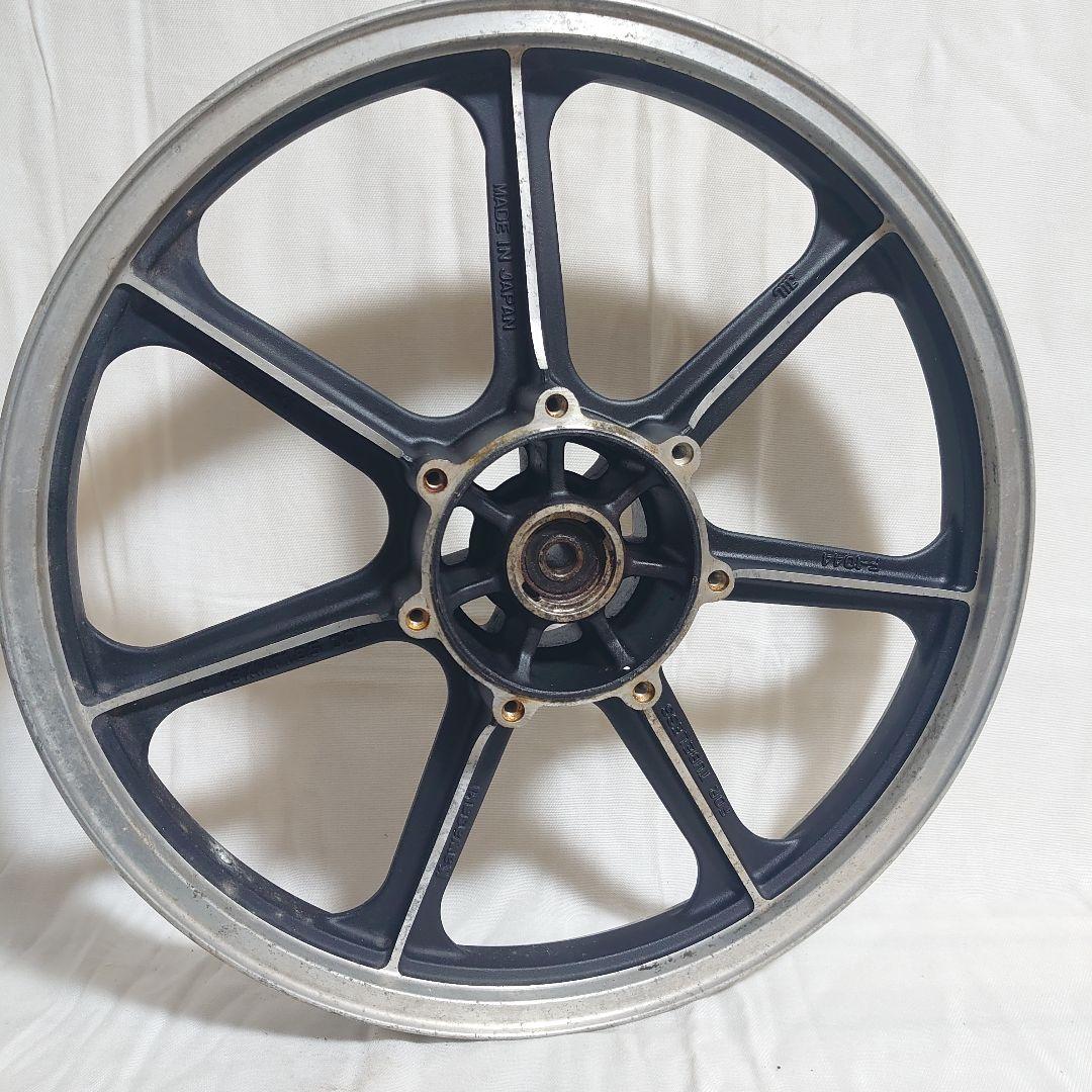 当時物 カワサキ 純正 フロント ホイール 19インチ 1.85 ブレ無し