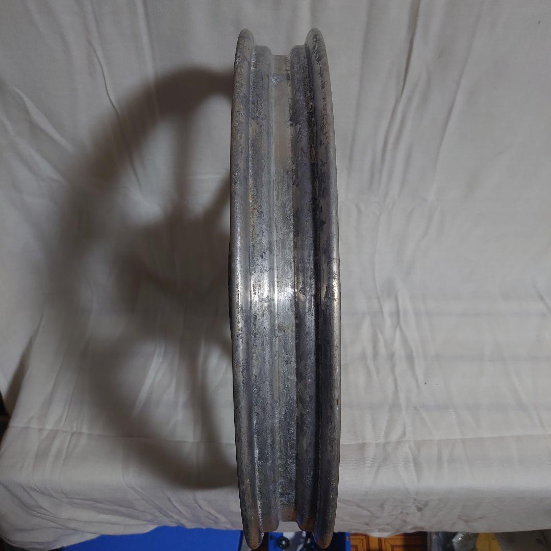 当時物 カワサキ 純正 フロント ホイール 19インチ 1.85 ブレ無し