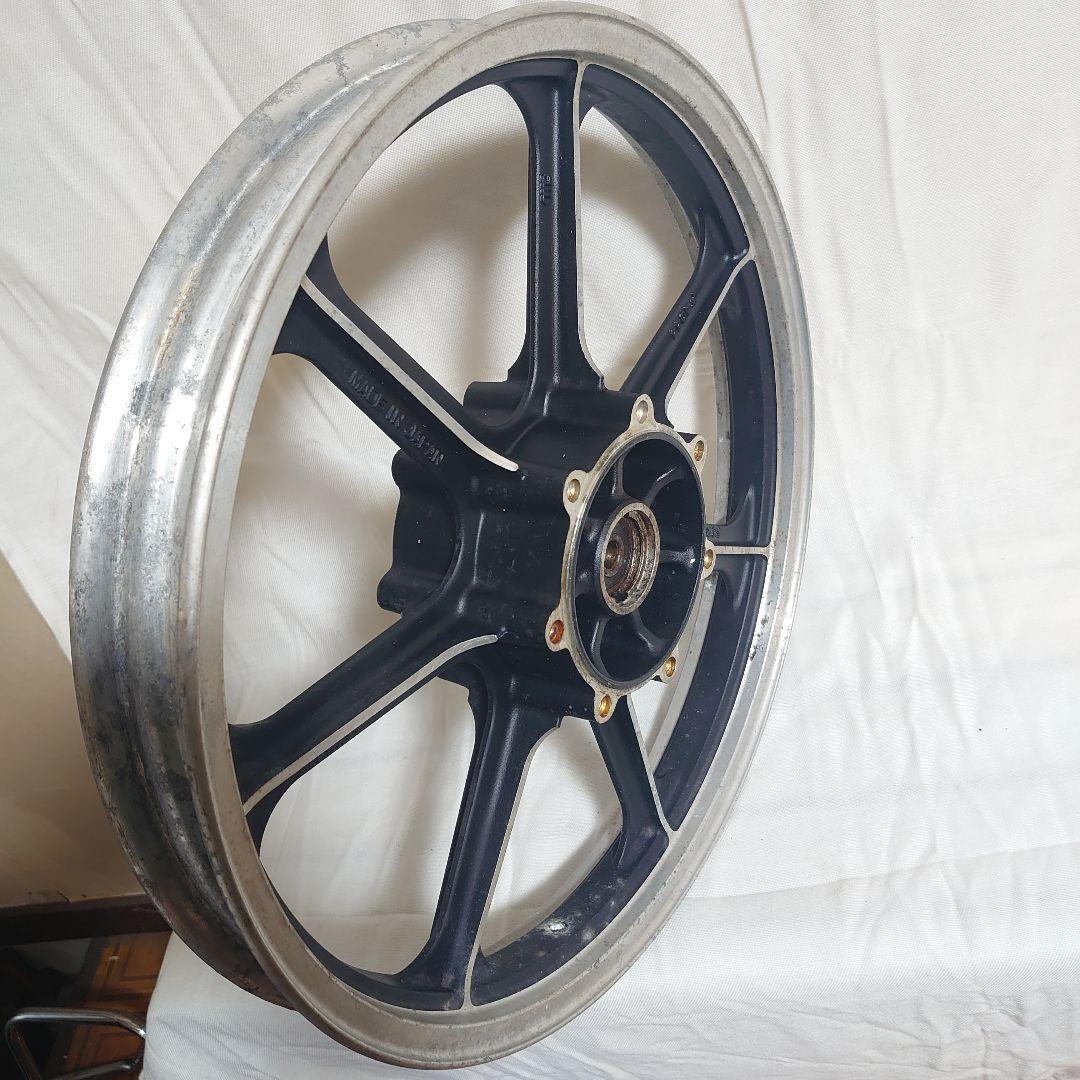 当時物 カワサキ 純正 フロント ホイール 19インチ 1.85 ブレ無し