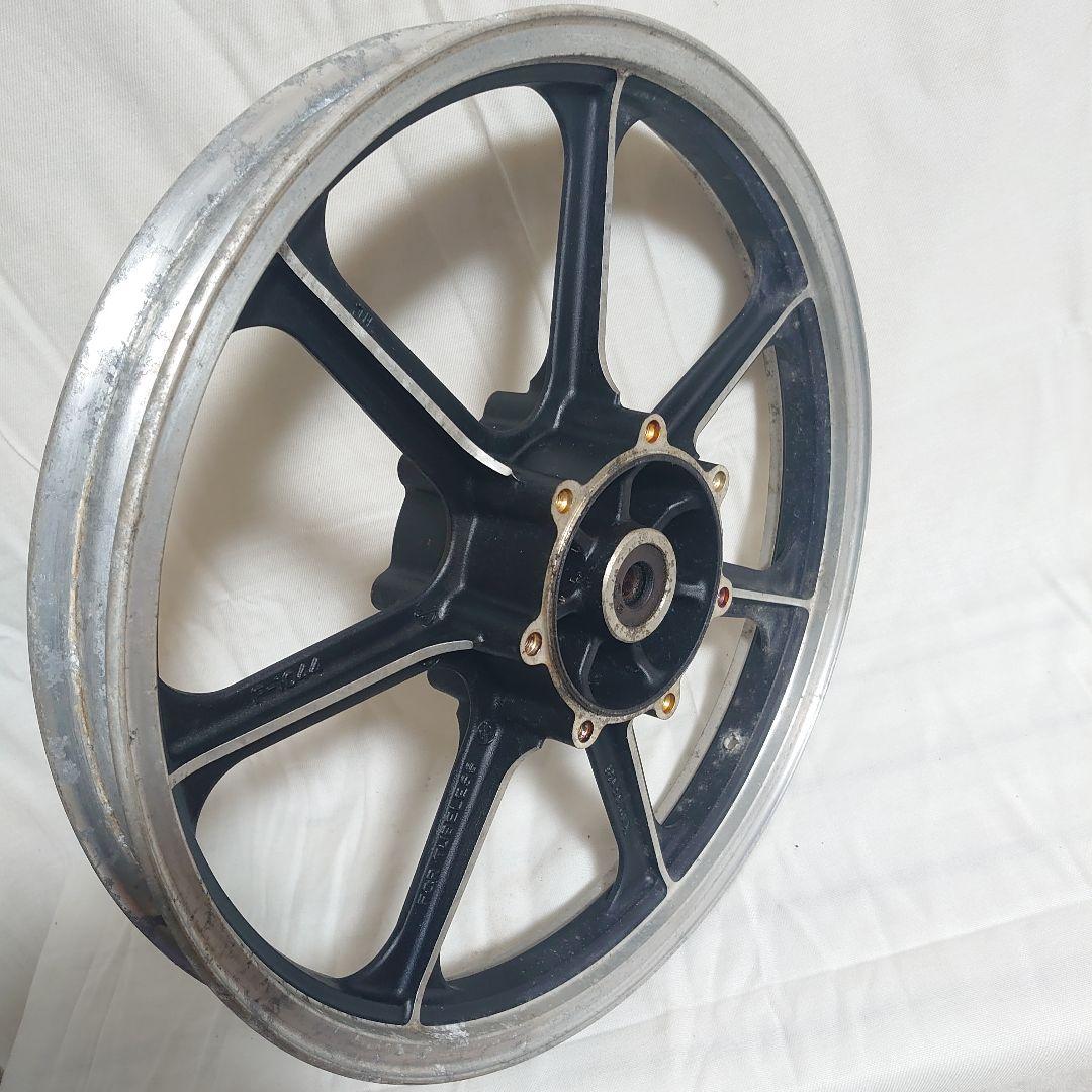 当時物 カワサキ 純正 フロント ホイール 19インチ 1.85 ブレ無し