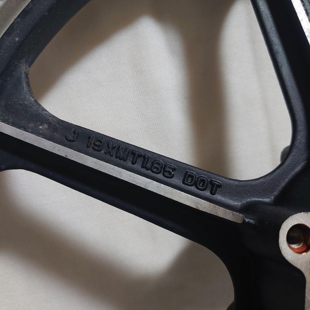 当時物 カワサキ 純正 フロント ホイール 19インチ 1.85 ブレ無し