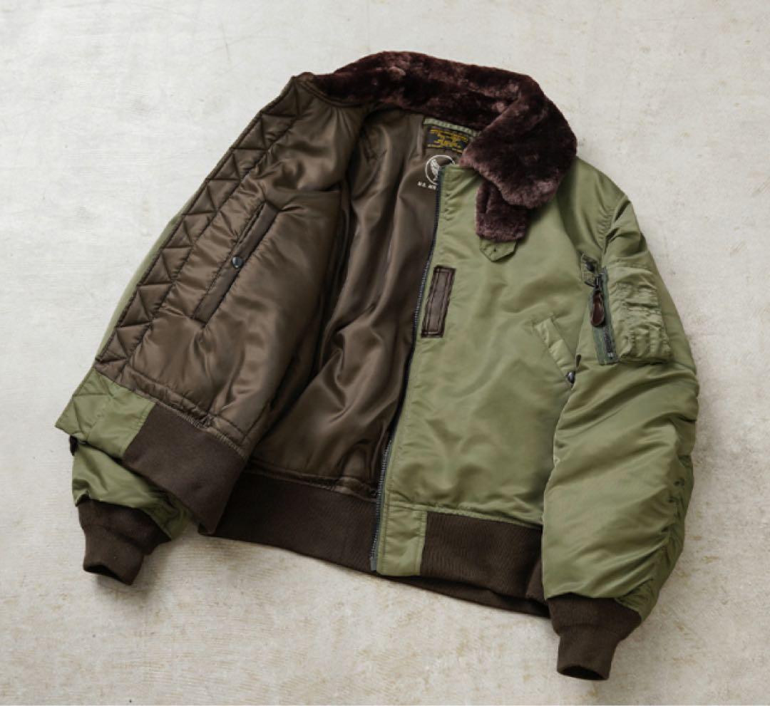 【完売品】WAIPER.inc 中綿入り B-15B フライトジャケット