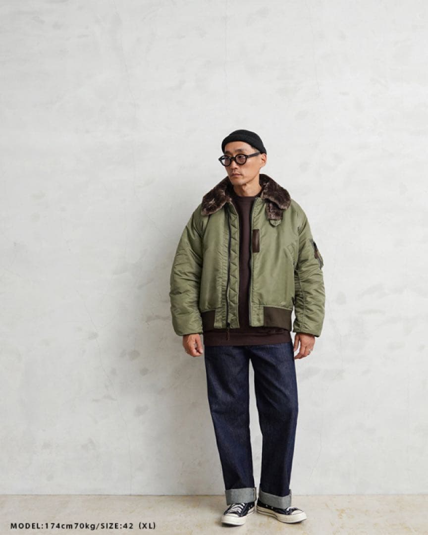 【完売品】WAIPER.inc 中綿入り B-15B フライトジャケット