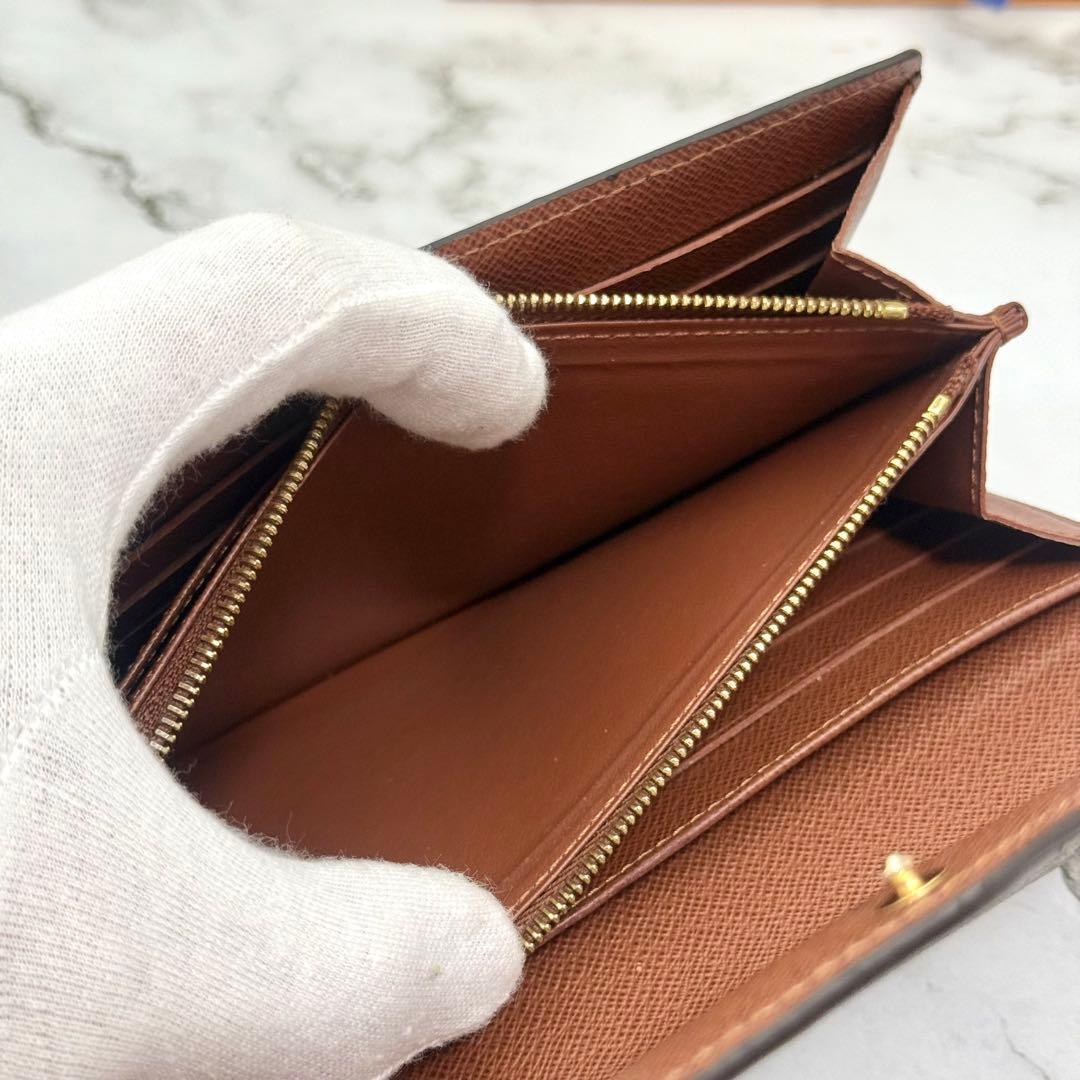 【美品】ルイヴィトン 新型 モノグラム ポルトフォイユ サラ 長財布 折り財布