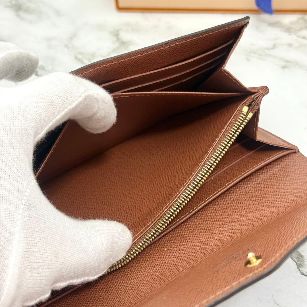 【美品】ルイヴィトン 新型 モノグラム ポルトフォイユ サラ 長財布 折り財布