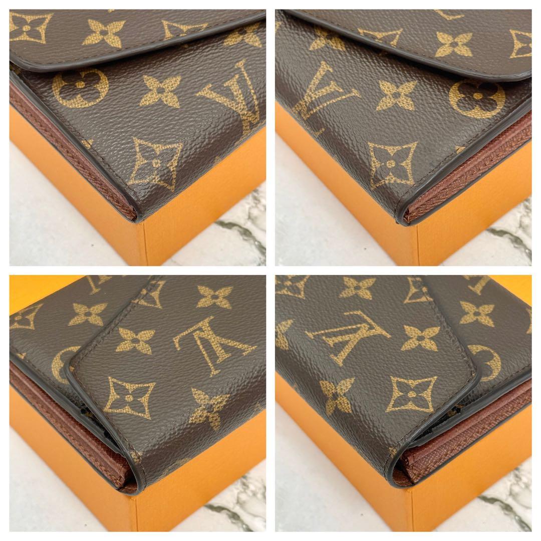 【美品】ルイヴィトン 新型 モノグラム ポルトフォイユ サラ 長財布 折り財布