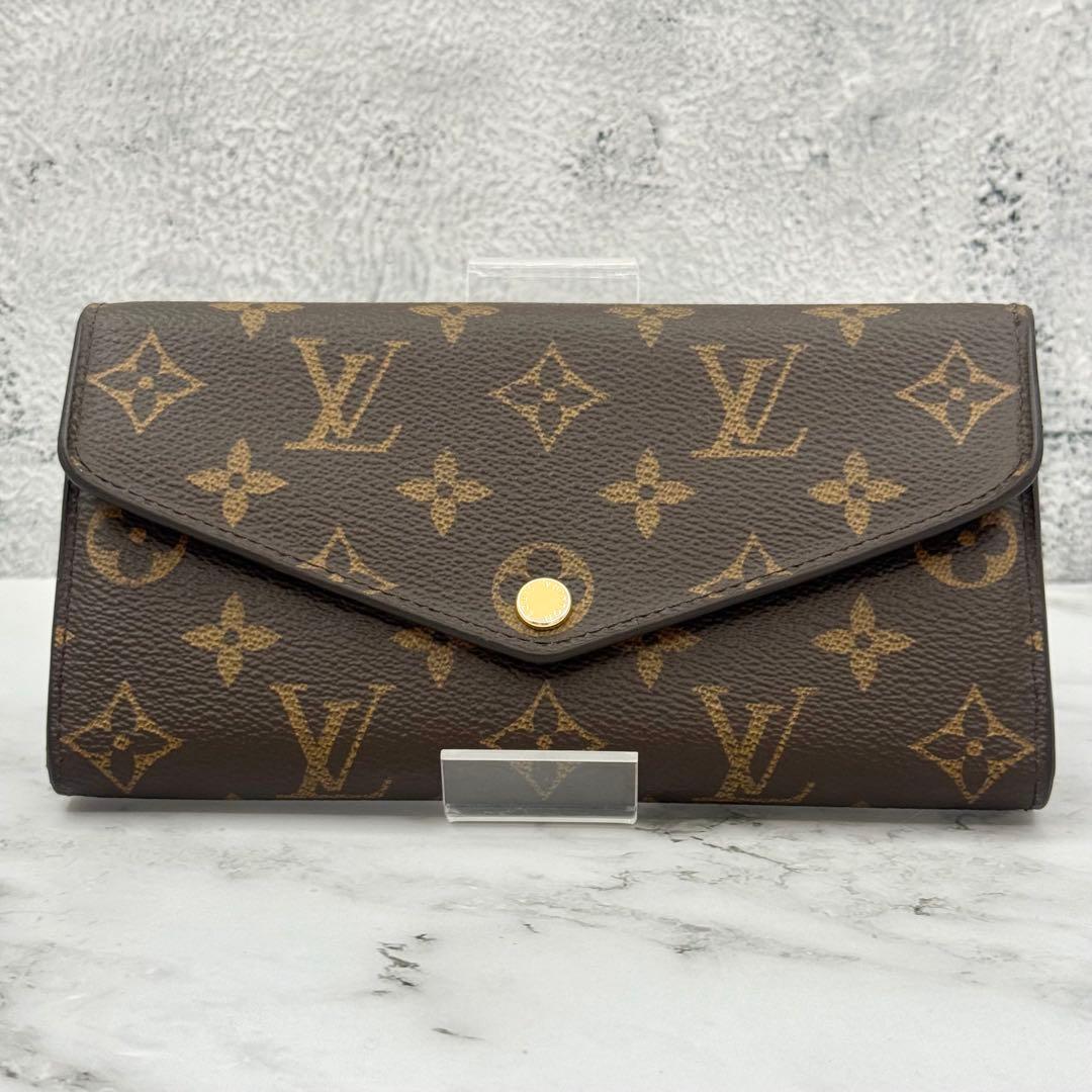 【美品】ルイヴィトン 新型 モノグラム ポルトフォイユ サラ 長財布 折り財布