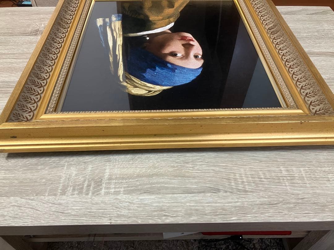 『真珠の耳飾りの少女』　ヨハネス=フェルメール　re-create作品　証明書付