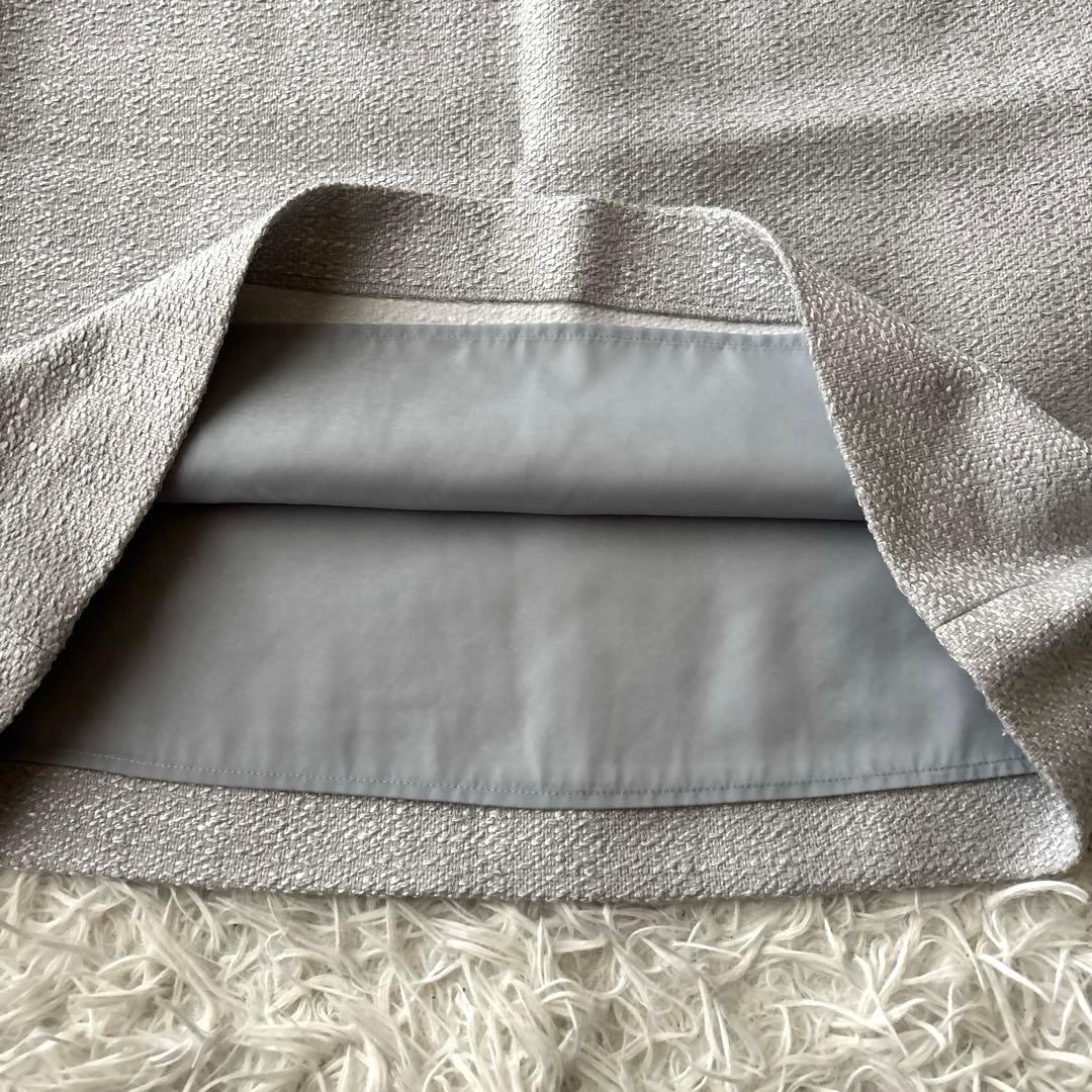 美品♡グリーンレーベル ツイード ノーカラージャケット 卒業式 入学式 M