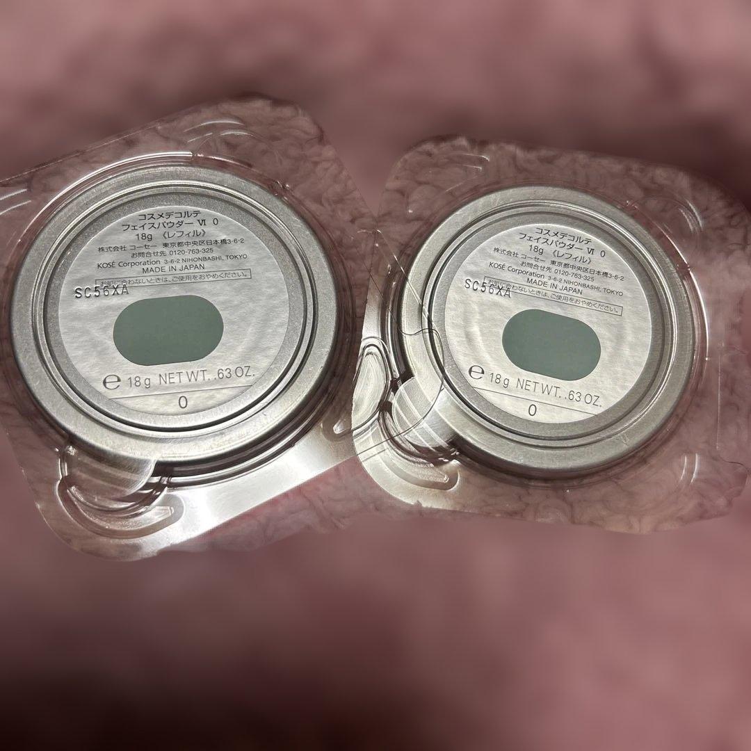 コスメデコルテ フェイスパウダー VI 0 レフィル ☆パフ&☆ポーチ付き