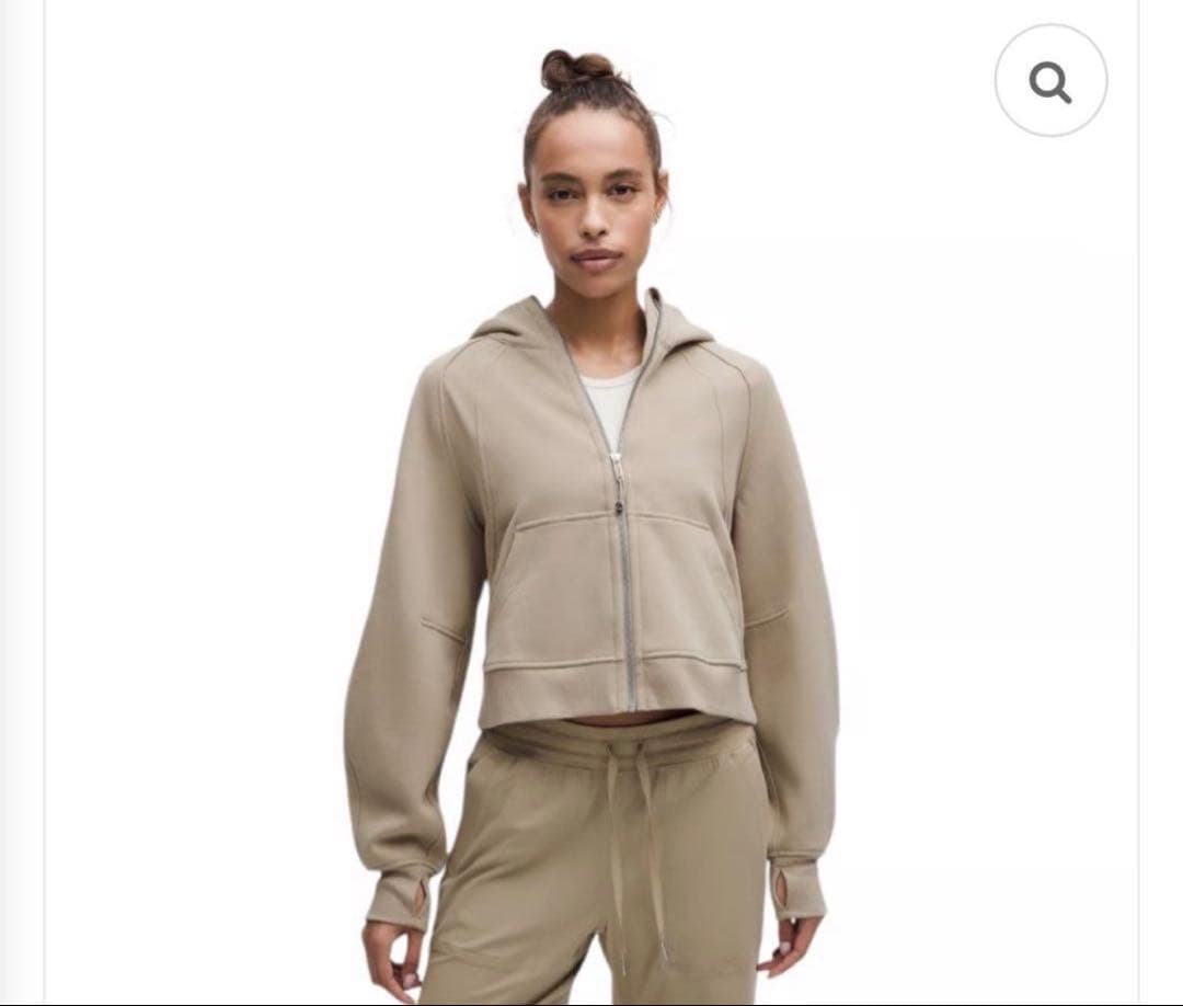 【美品】 ルルレモン　Scuba オーバーサイズ フルジップフーディ