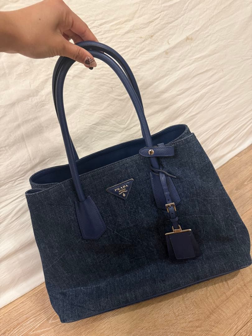プラダ　デニム　トート　バッグ