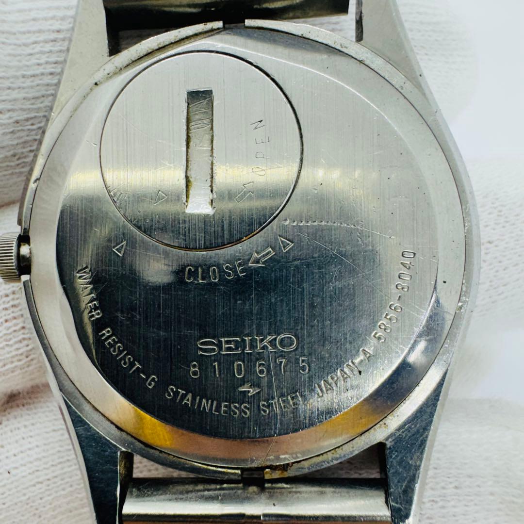 ✨SEIKO✨セイコー✨5856-8040✨デイデイト✨シルバー文字盤✨腕時計✨