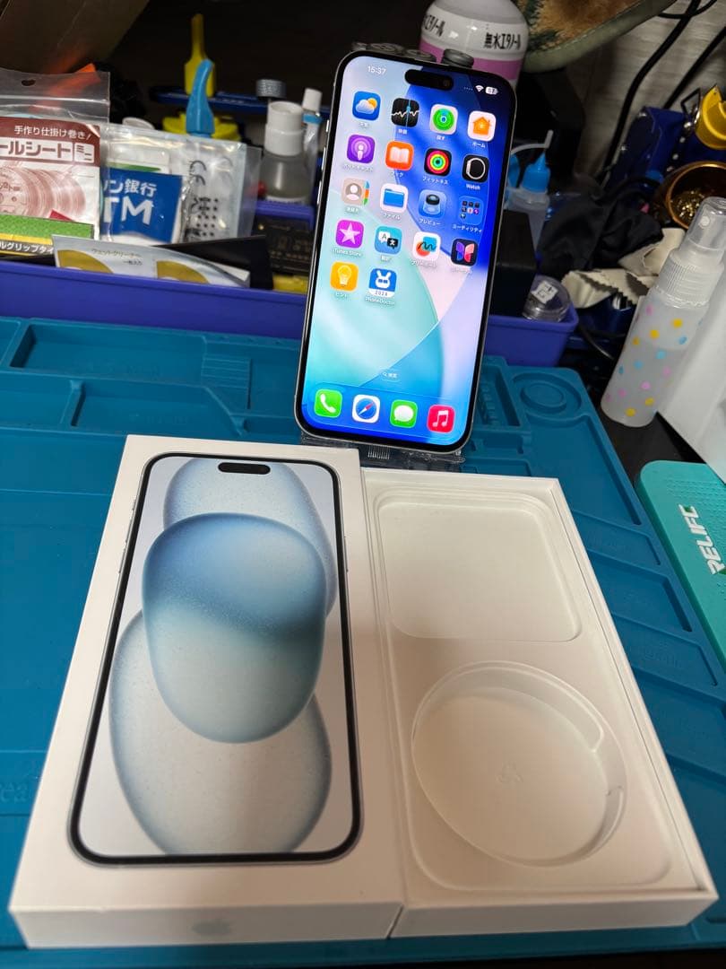 M*y様 動作確認済み iPhone 15 Plus 128GB バッテリー91