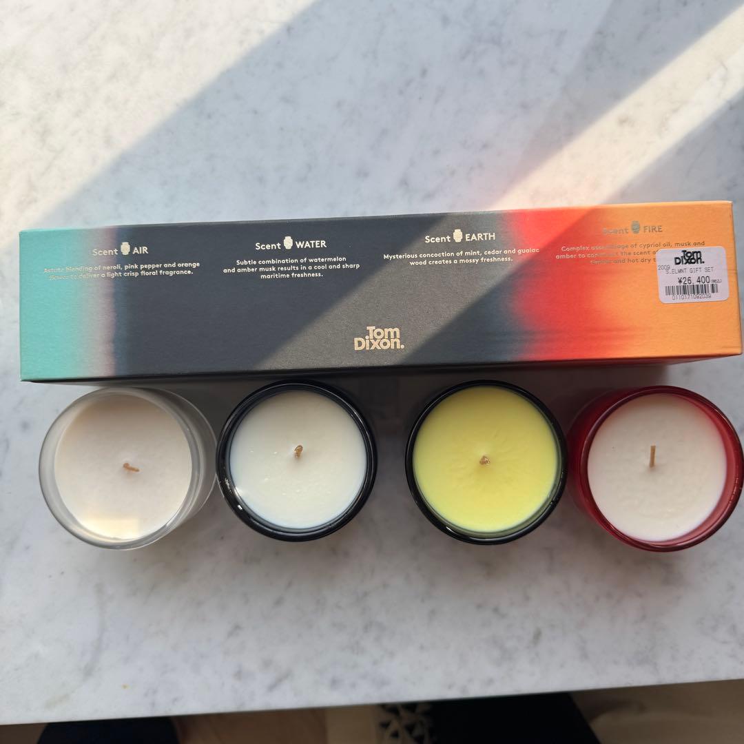 tom dixon キャンドル エレメンツ ギフト セット