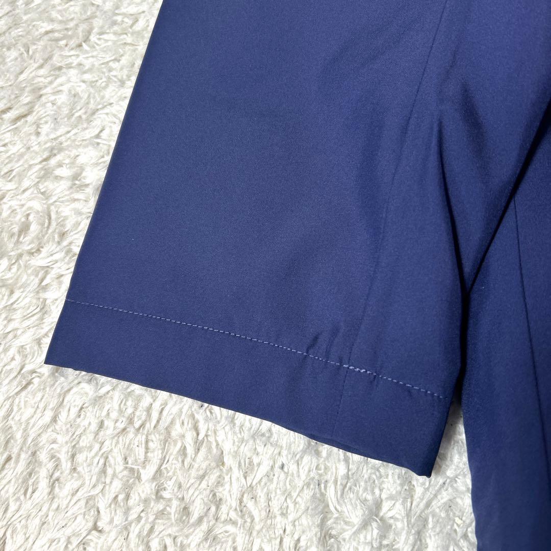 【新品タグ付き】asics 中綿ロングコート ベンチコート ネイビー 3L