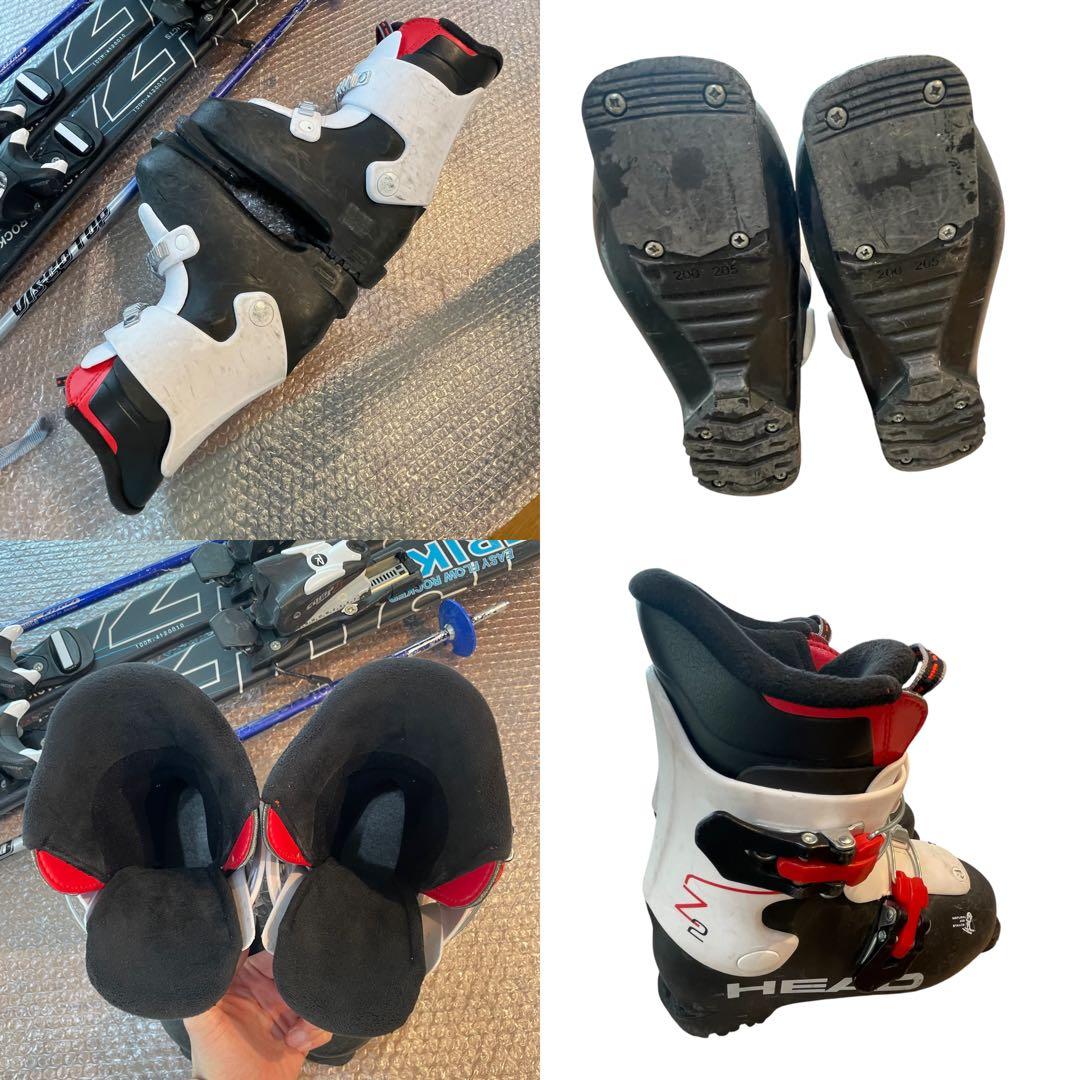 ジュニア　スキー ストック付　100cm head 20-20.5cm