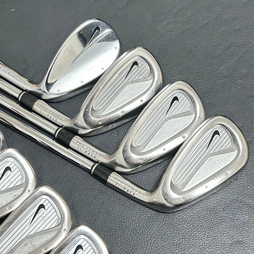 ナイキ プロコンボ Ti-FACE アイアン 9本 4-S スチールR 名器