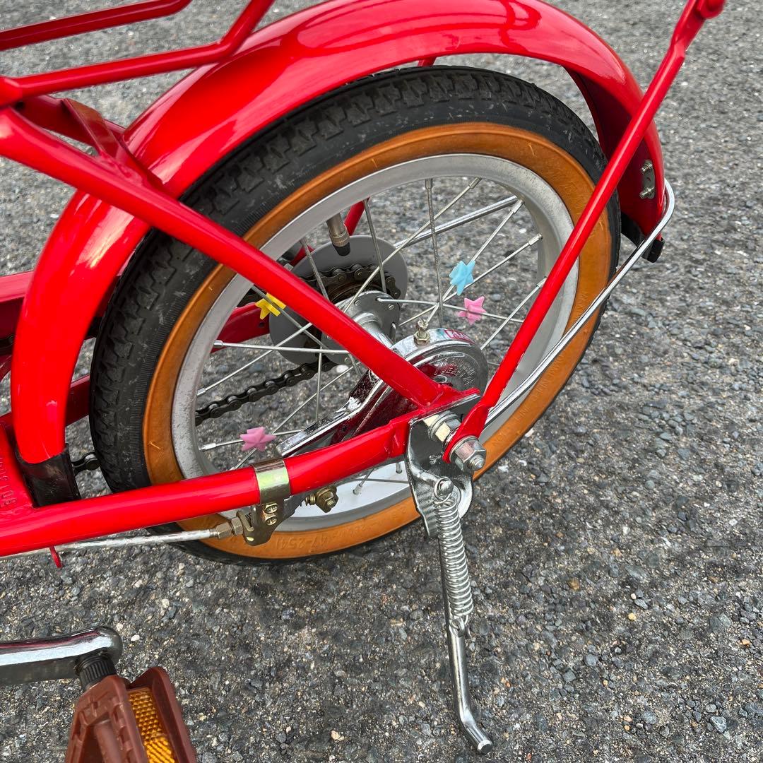 自転車子供用(幼児用) 赤 14インチ 【発送】
