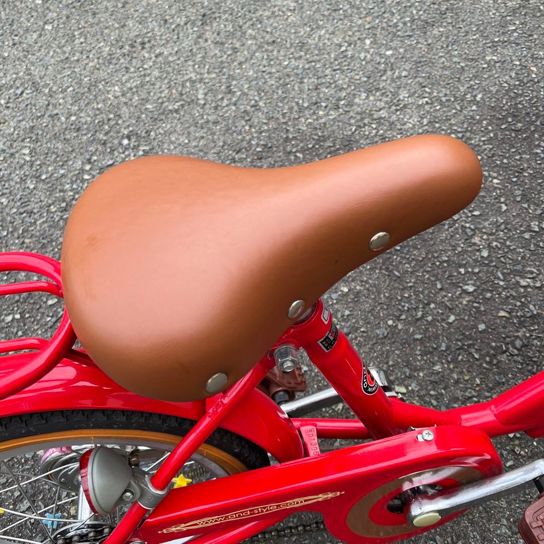 自転車子供用(幼児用) 赤 14インチ 【発送】