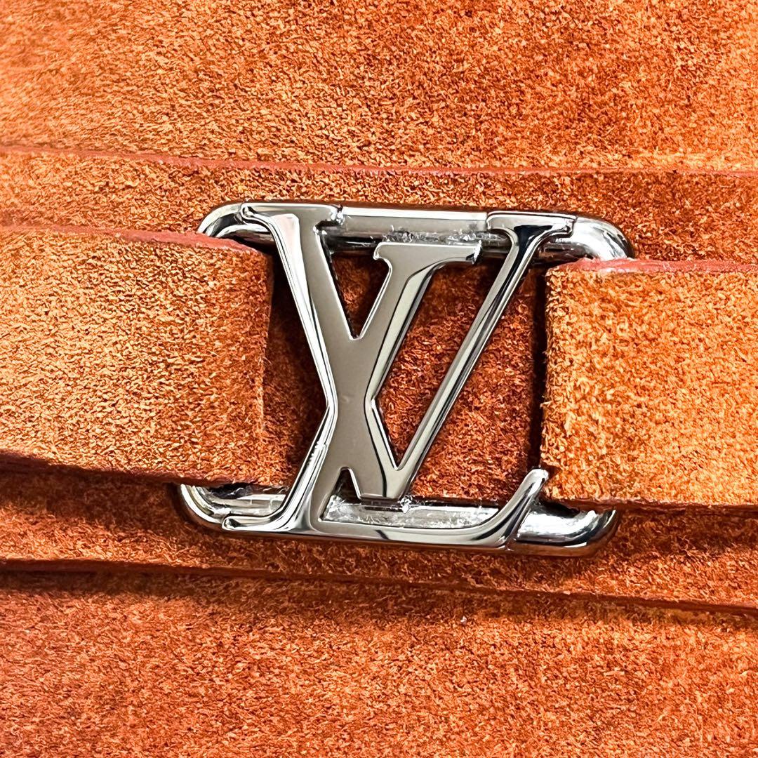 売約済！　ルイヴィトン ドライビングシューズ ホッケンハイム LV金具 スエード