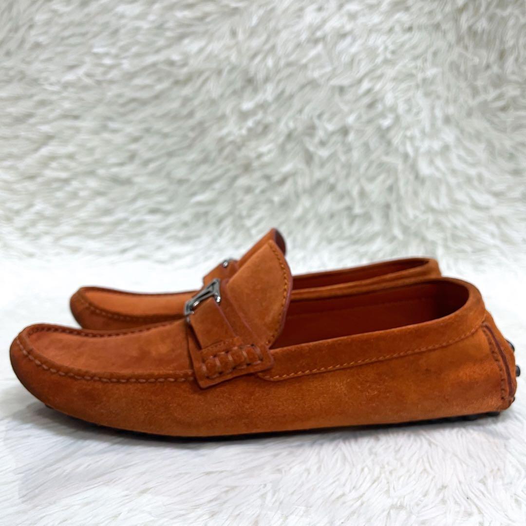 売約済！　ルイヴィトン ドライビングシューズ ホッケンハイム LV金具 スエード