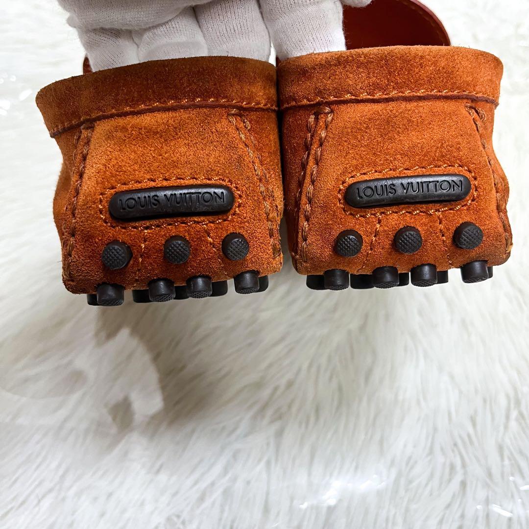 売約済！　ルイヴィトン ドライビングシューズ ホッケンハイム LV金具 スエード