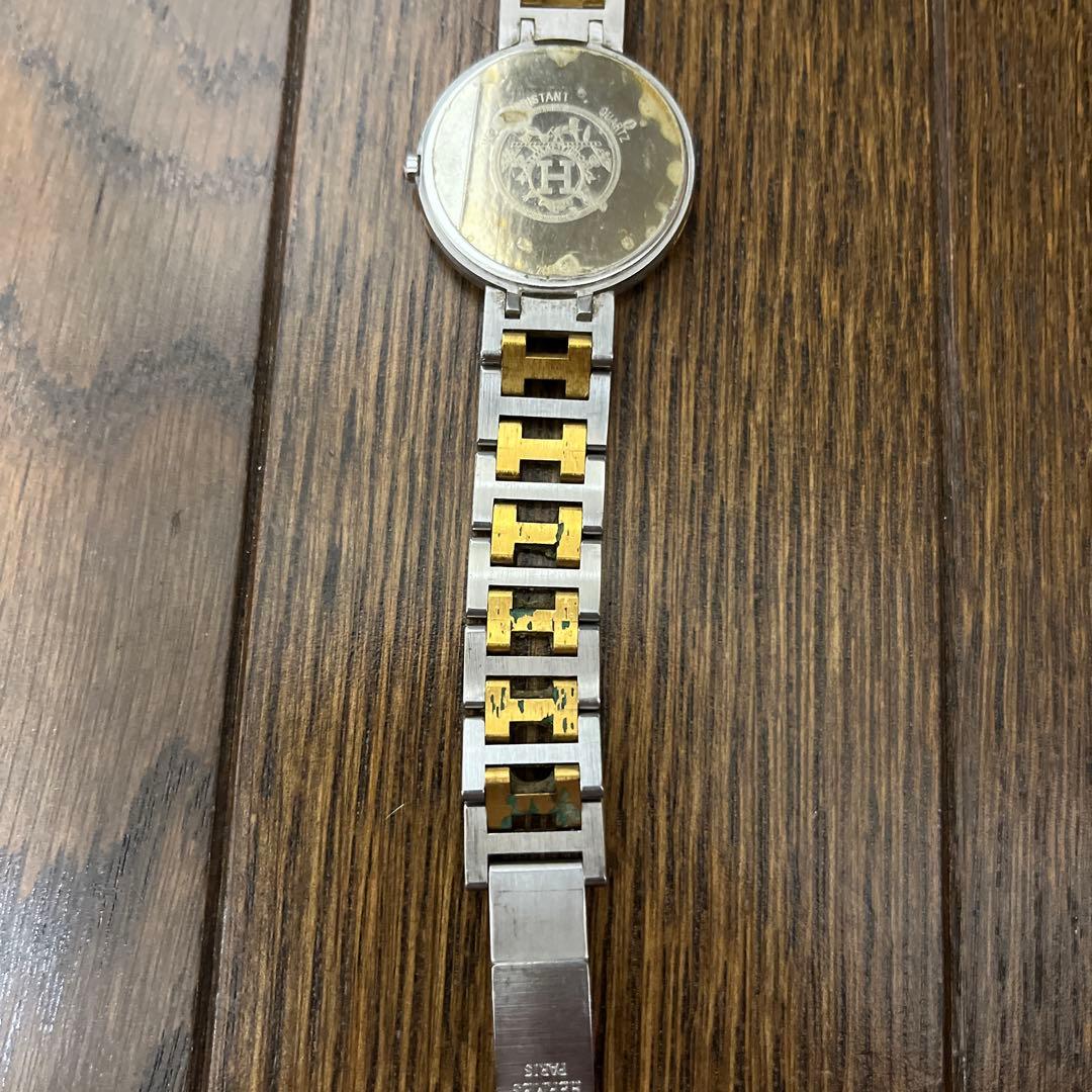 HERMES クォーツ腕時計　クリッパー