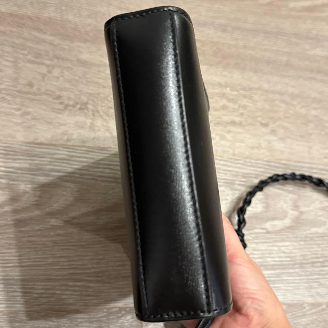 JIL SANDER タングル レザー クロスボディ ショルダーバッグ