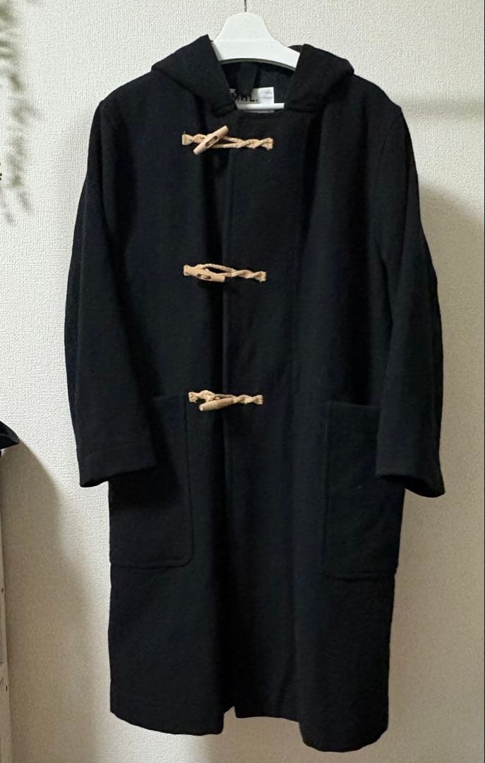 【最終値下げ】MHL. ブラック ダッフルコート Sサイズ