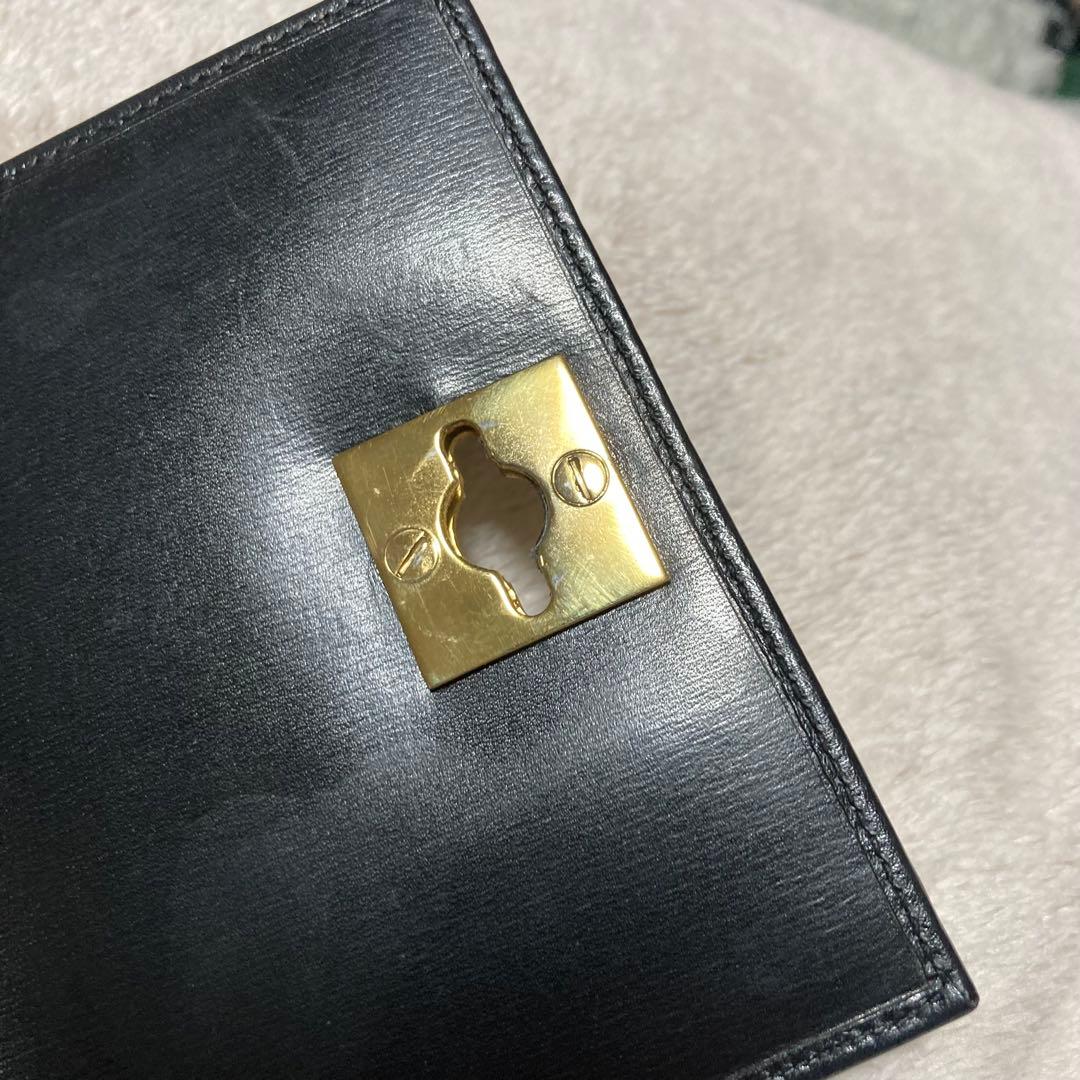 【オールド】CELINE ガンチーニ　レザー財布