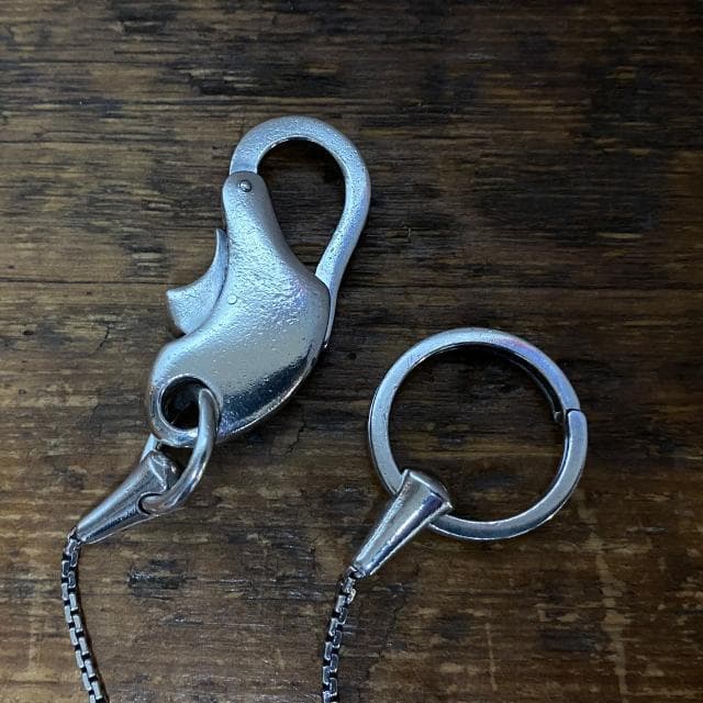 M・A・R・S MARS シルバー925 ナロー ウォレットチェーン ロング