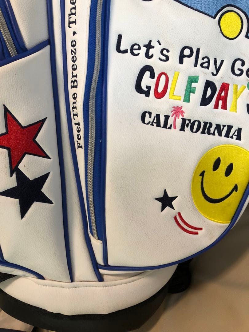 【送料込み】大人気　ブルーティーゴルフ　スマイル　キャディバッグ　ゴルフバッグ