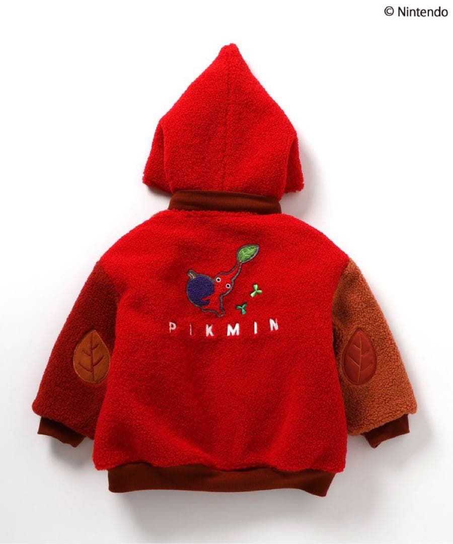 『aya』BREEZE ピクミンコラボ リバーシブルボアブルゾン