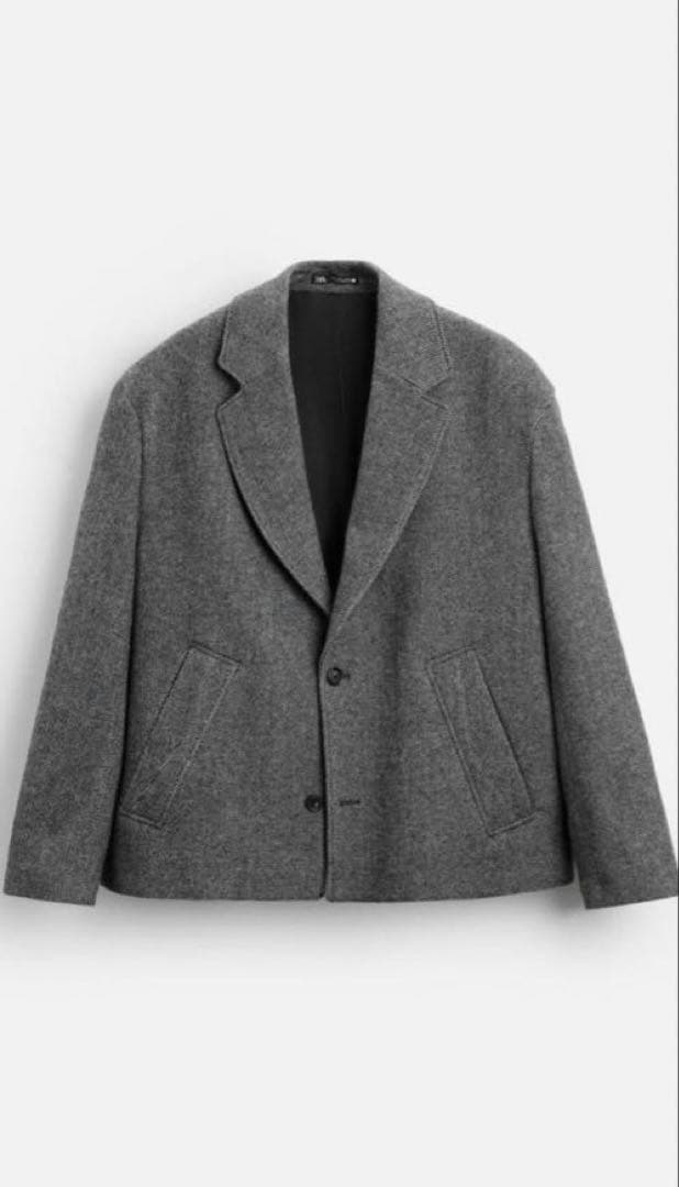 ZARA ショート丈コート　メンズ　Sサイズ　新品未使用