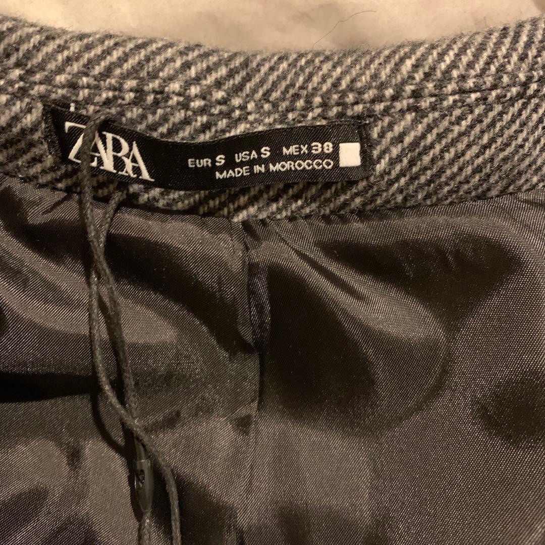 ZARA ショート丈コート　メンズ　Sサイズ　新品未使用