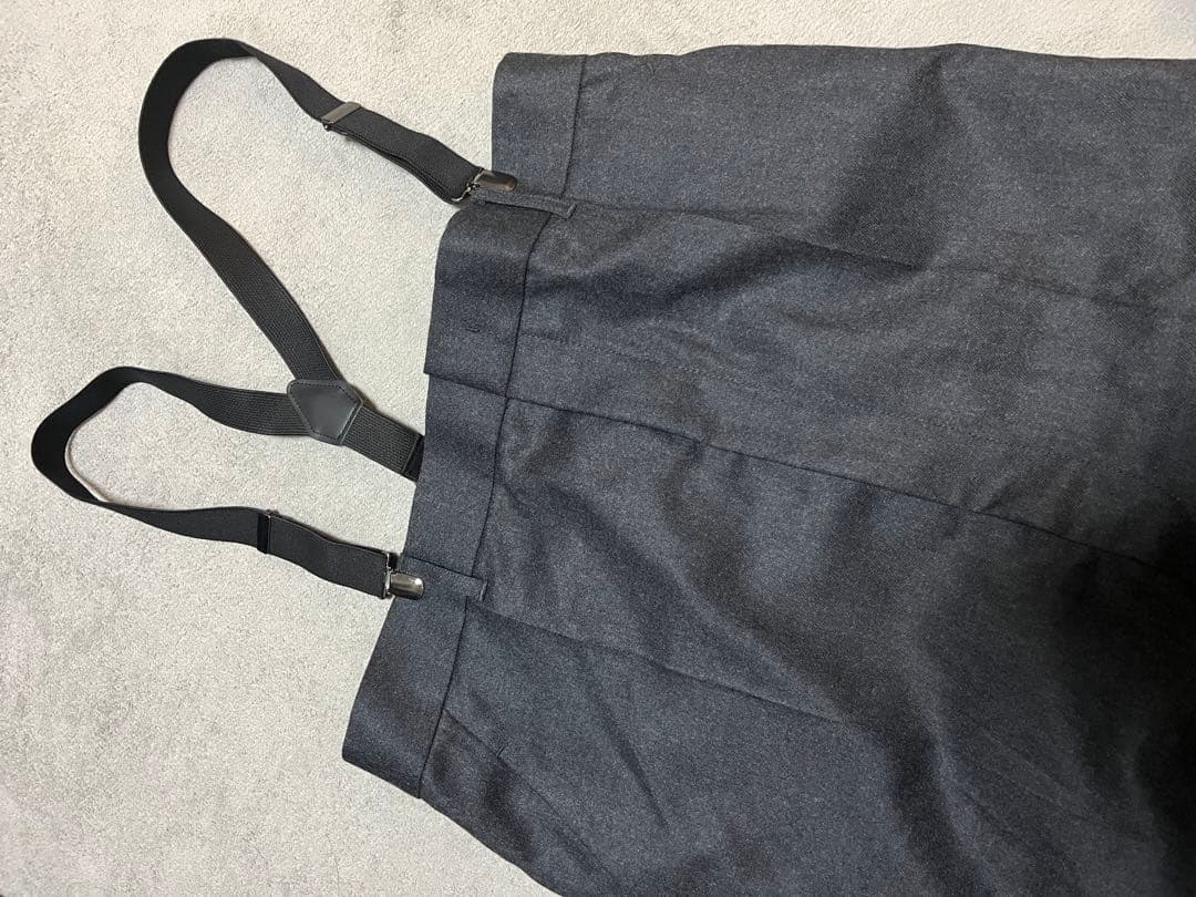 Curensology ウールサロペットパンツ