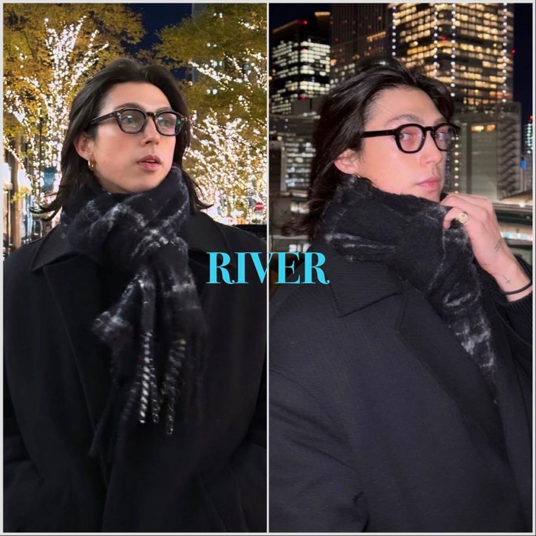 【OUR LEGACY】ESTATE SCARF / Black Check